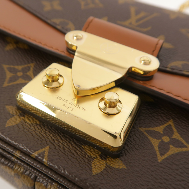 LOUIS VUITTON Monogram Marceau鏈帶肩背袋-7