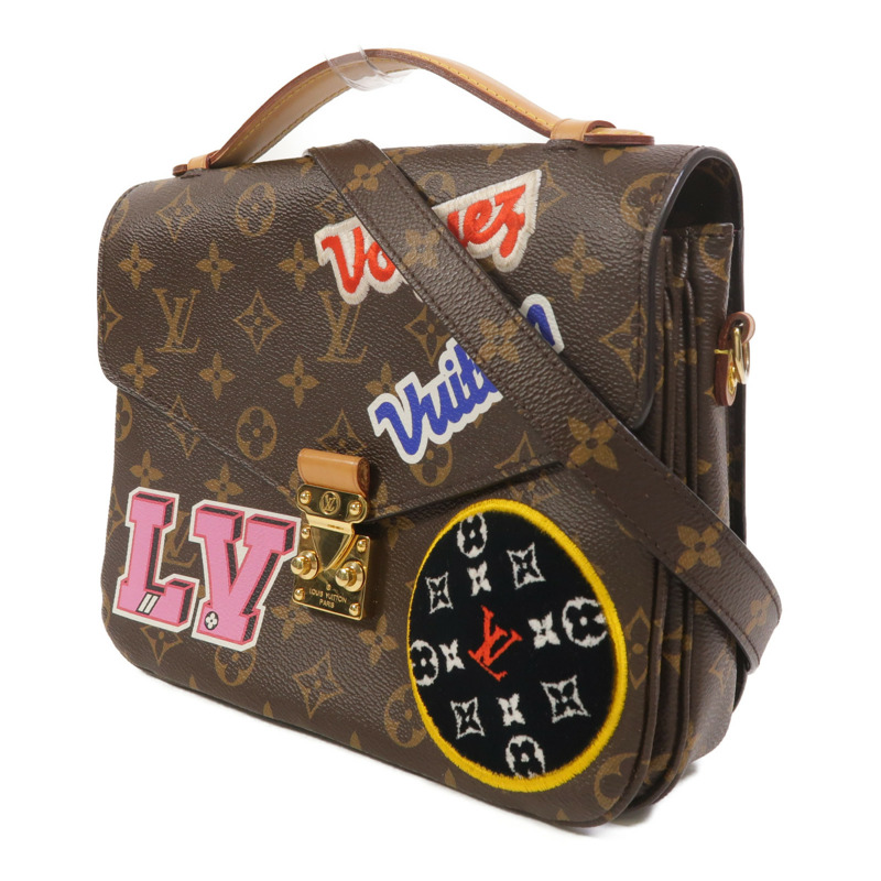 LOUIS VUITTON Monogram Patches Pochette Metis MM手挽肩背兩用袋-2