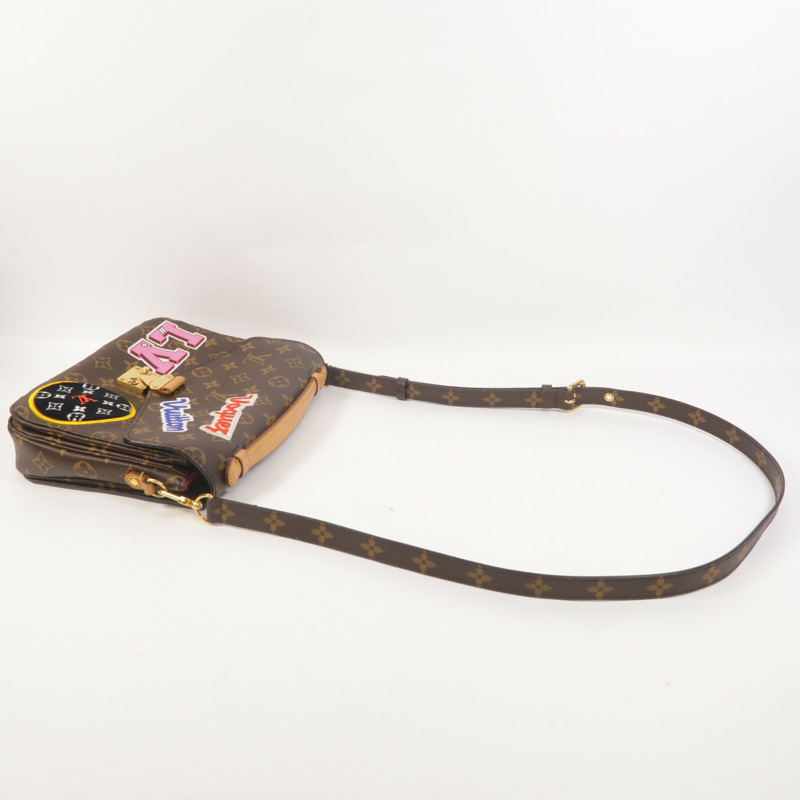 LOUIS VUITTON Monogram Patches Pochette Metis MM手挽肩背兩用袋-8