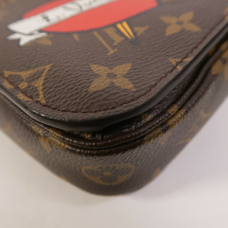 LOUIS VUITTON Monogram Patches Pochette Metis MM手挽肩背兩用袋-12