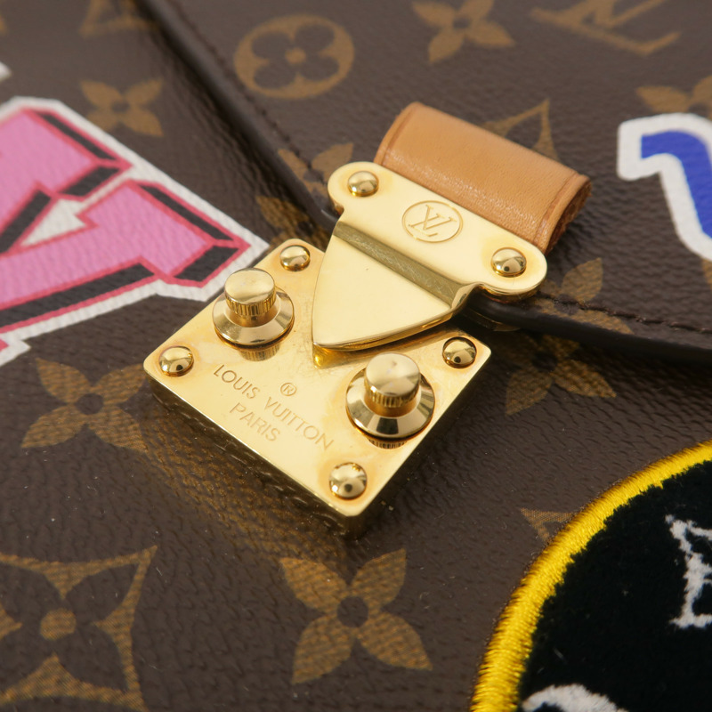 LOUIS VUITTON Monogram Patches Pochette Metis MM手挽肩背兩用袋-13