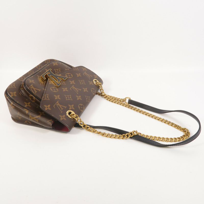 LOUIS VUITTON Monogram Passy鏈帶肩背袋-6
