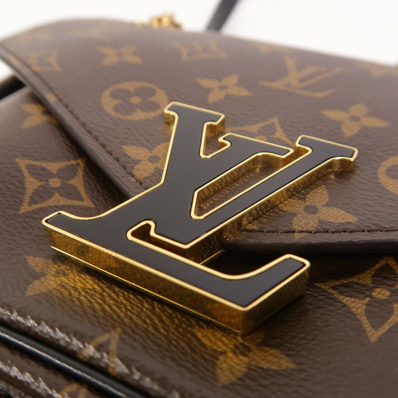LOUIS VUITTON Monogram Passy鏈帶肩背袋-7