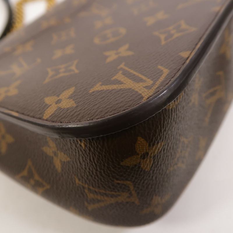 LOUIS VUITTON Monogram Passy鏈帶肩背袋-11