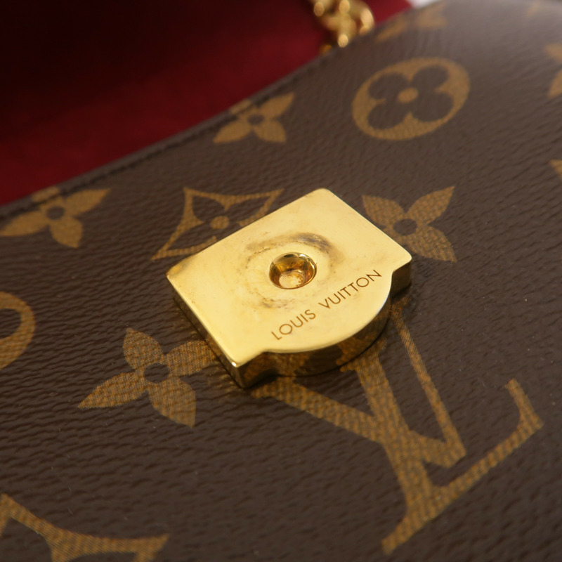 LOUIS VUITTON Monogram Passy鏈帶肩背袋-13