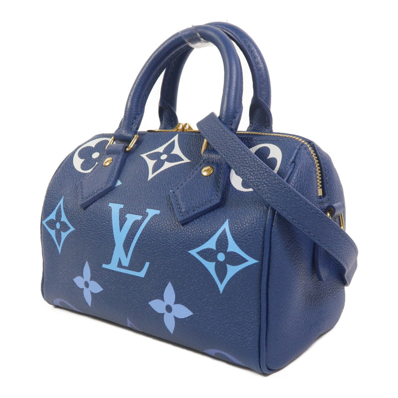 LOUIS VUITTON Monogram Empreinte Speedy Bandouliere 20手挽肩背兩用袋-2