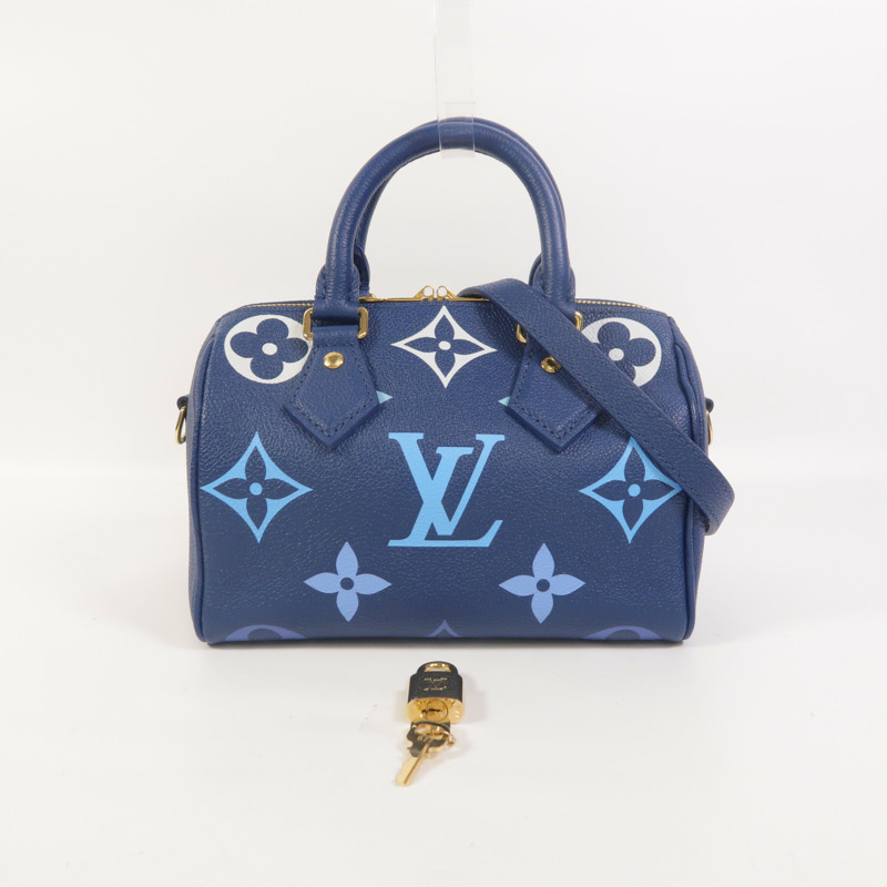 LOUIS VUITTON Monogram Empreinte Speedy Bandouliere 20手挽肩背兩用袋-7