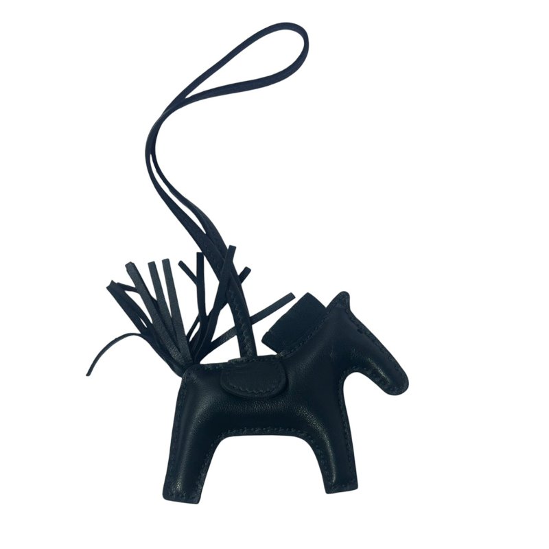 【美收精品】HERMÈS CHARM 深綠色鑰匙圈 5-398-2