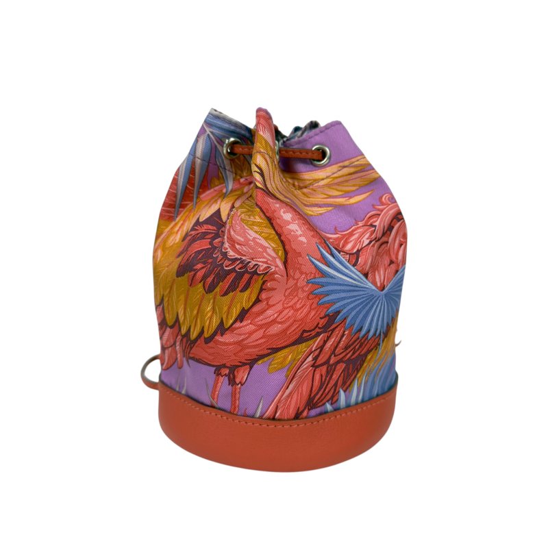 HERMES Soie Cool 多用途 迷你背包 框H刻-5