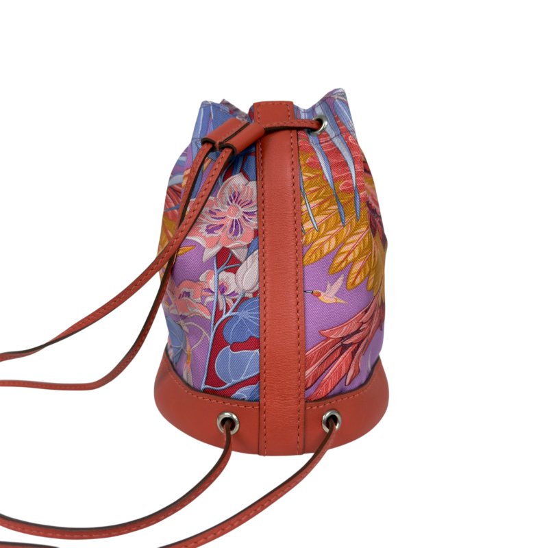 HERMES Soie Cool 多用途 迷你背包 框H刻-7