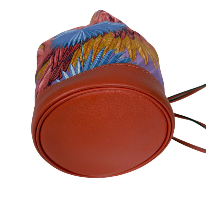 HERMES Soie Cool 多用途 迷你背包 框H刻-11