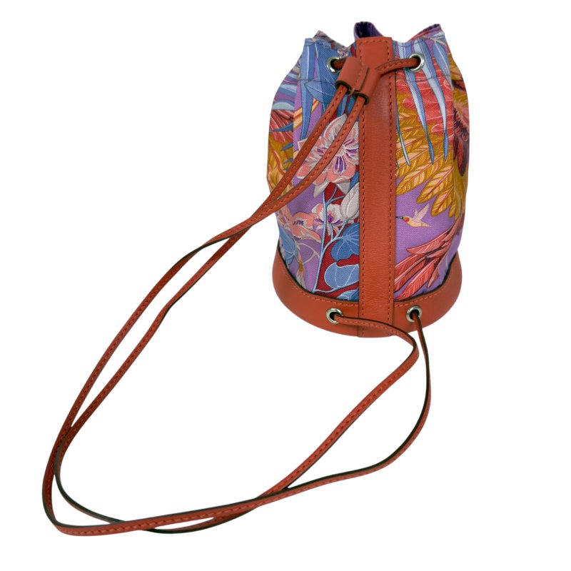 HERMES Soie Cool 多用途 迷你背包 框H刻-13