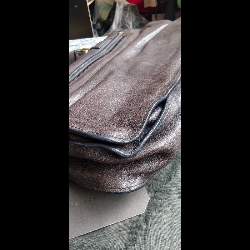 【Proenza Schouler】經典深藍黑色 PS1 中號羊皮郵差包 (Medium Satchel)-19