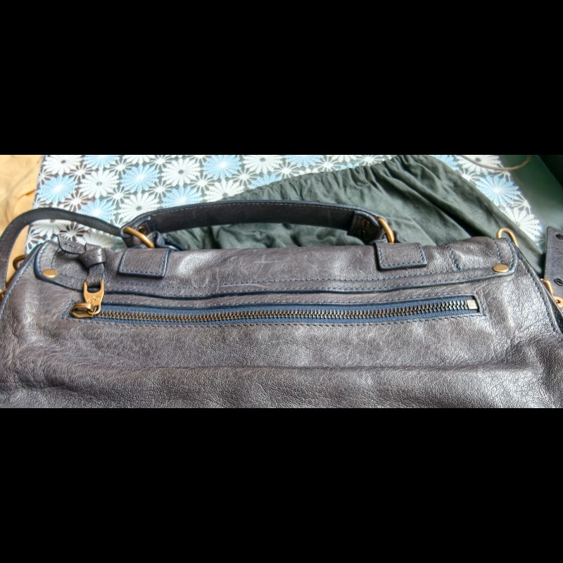 【Proenza Schouler】經典深藍黑色 PS1 中號羊皮郵差包 (Medium Satchel)-24