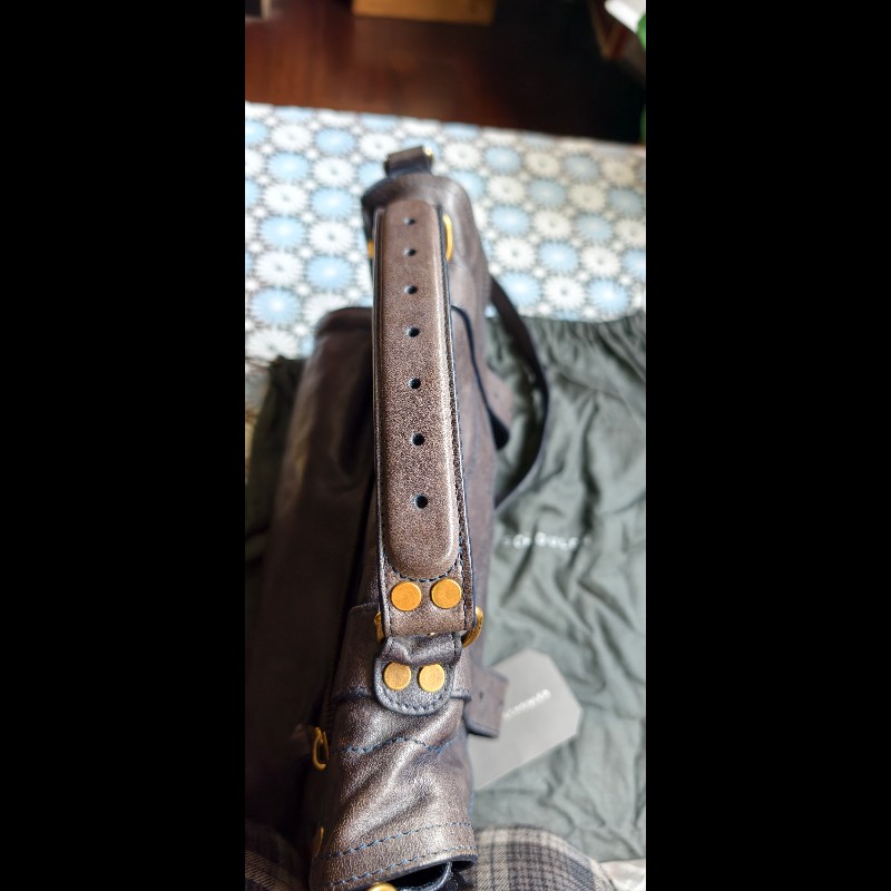 【Proenza Schouler】經典深藍黑色 PS1 中號羊皮郵差包 (Medium Satchel)-33