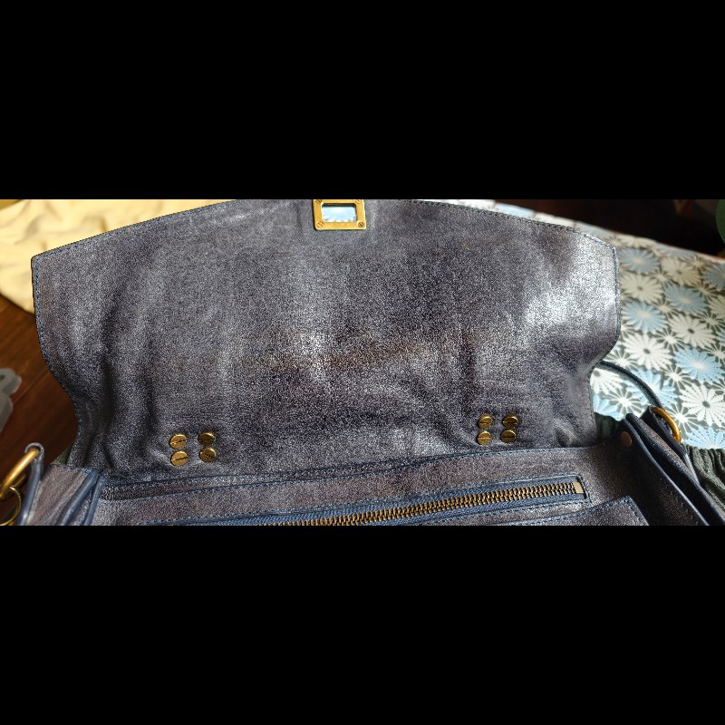 【Proenza Schouler】經典深藍黑色 PS1 中號羊皮郵差包 (Medium Satchel)-39