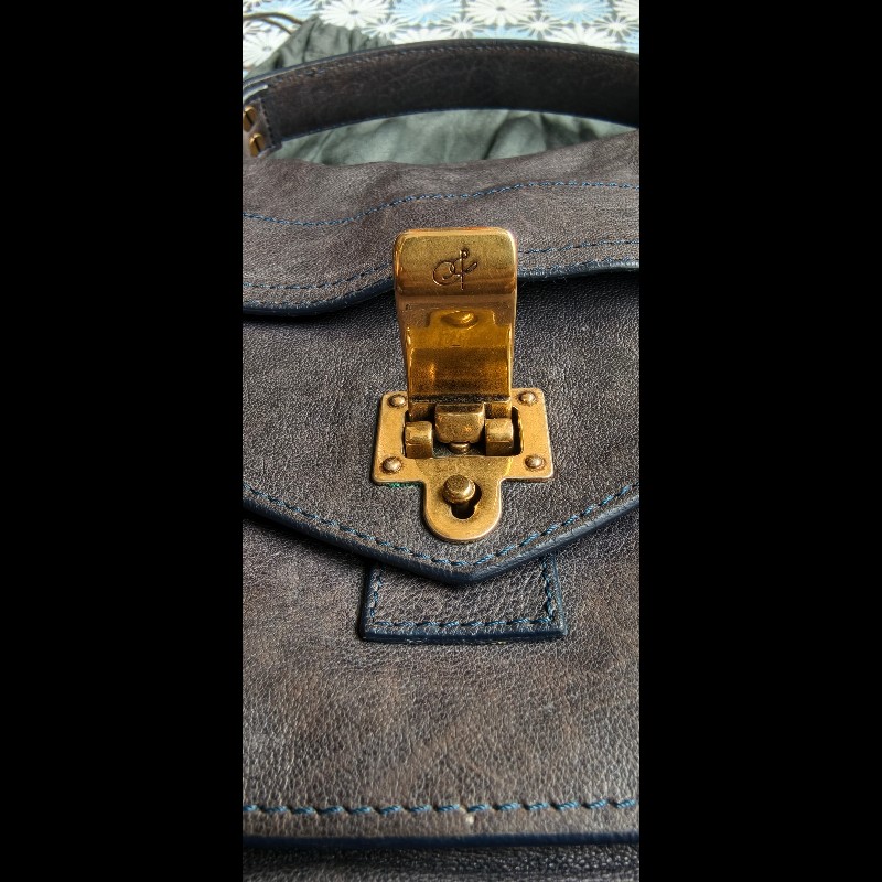 【Proenza Schouler】經典深藍黑色 PS1 中號羊皮郵差包 (Medium Satchel)-41