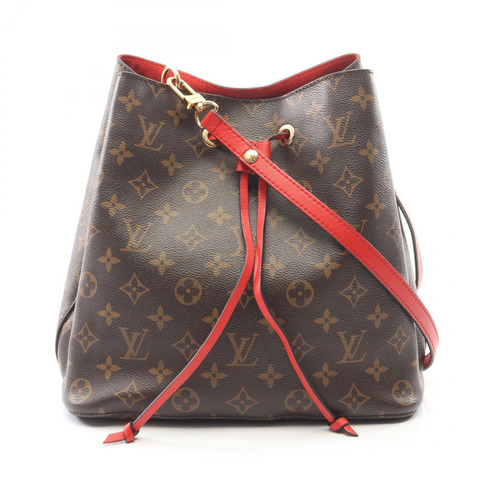 路易威登 NeoNoe 單肩斜背包 M44021 Monogram 帆布 Coquelicot LV