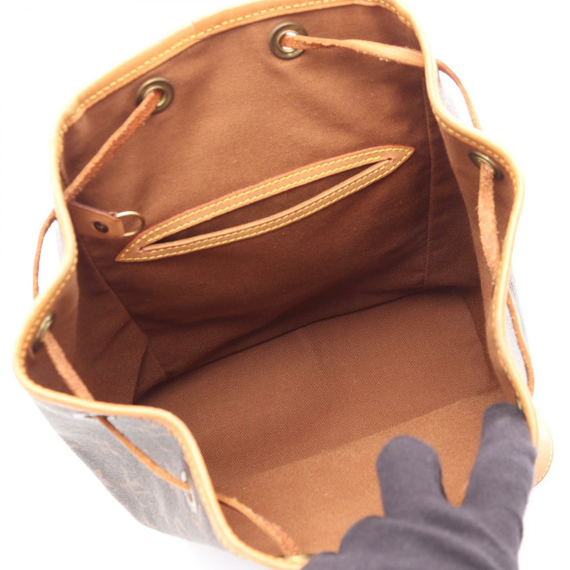 路易威登 Montsouris MM 雙肩包 M51136 Monogram 帆布 二手 LV-2