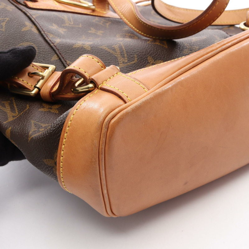 路易威登 Montsouris MM 雙肩包 M51136 Monogram 帆布 二手 LV-9