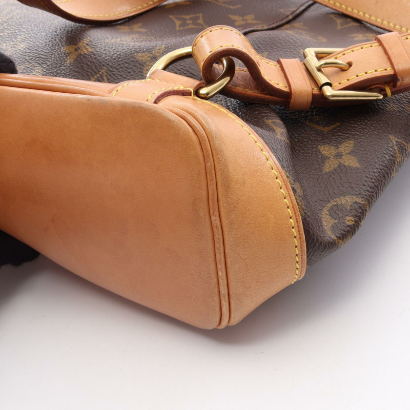 路易威登 Montsouris MM 雙肩包 M51136 Monogram 帆布 二手 LV-10