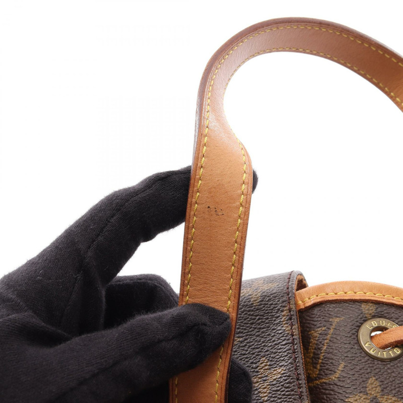 路易威登 Montsouris MM 雙肩包 M51136 Monogram 帆布 二手 LV-12