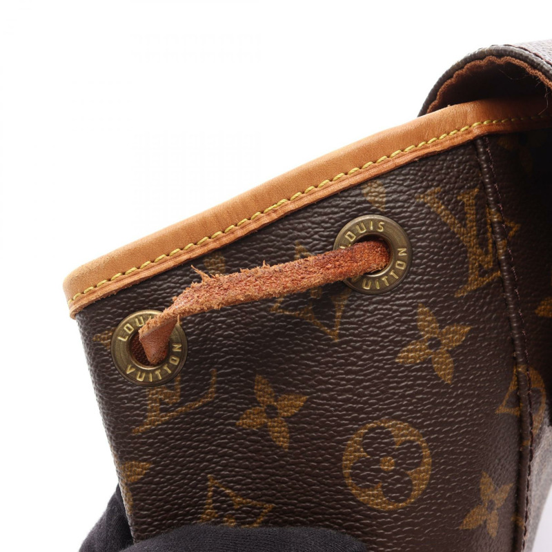 路易威登 Montsouris MM 雙肩包 M51136 Monogram 帆布 二手 LV-13