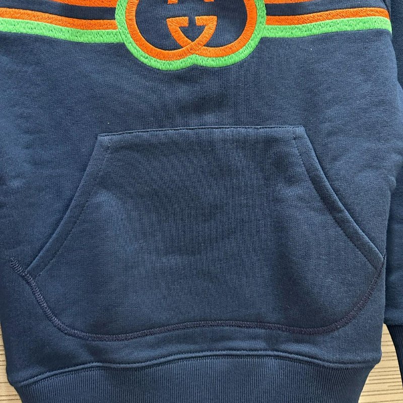 💎Han's house精品服飾💎GUCCI 刺繡 連帽 衛衣 帽T 現貨 青年款=女成人 XXS 原價17900-1