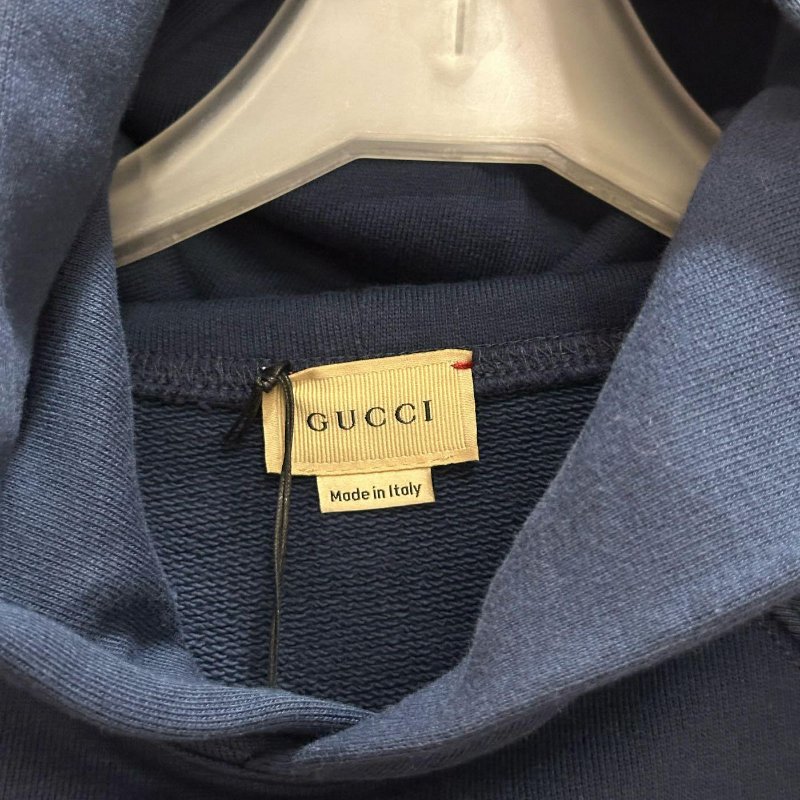 💎Han's house精品服飾💎GUCCI 刺繡 連帽 衛衣 帽T 現貨 青年款=女成人 XXS 原價17900-3