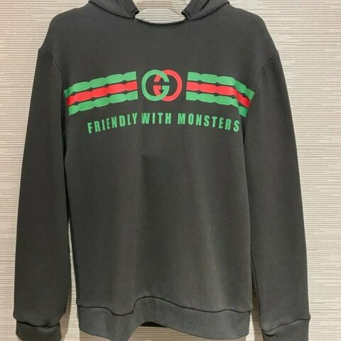 💎Han's house精品服飾💎GUCCI LOGO 帽 T 現貨~孩款