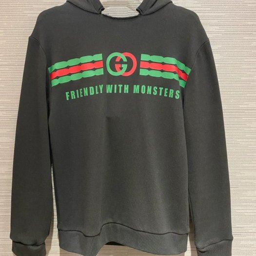 💎Han's house精品服飾💎GUCCI LOGO 帽 T 現貨~孩款-0