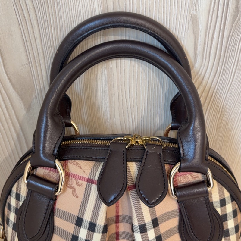 Burberry Small Thornley Bag｜Vintage Nova Check Doctor Bag｜附鎖頭鑰匙 醫師包 手提包-8