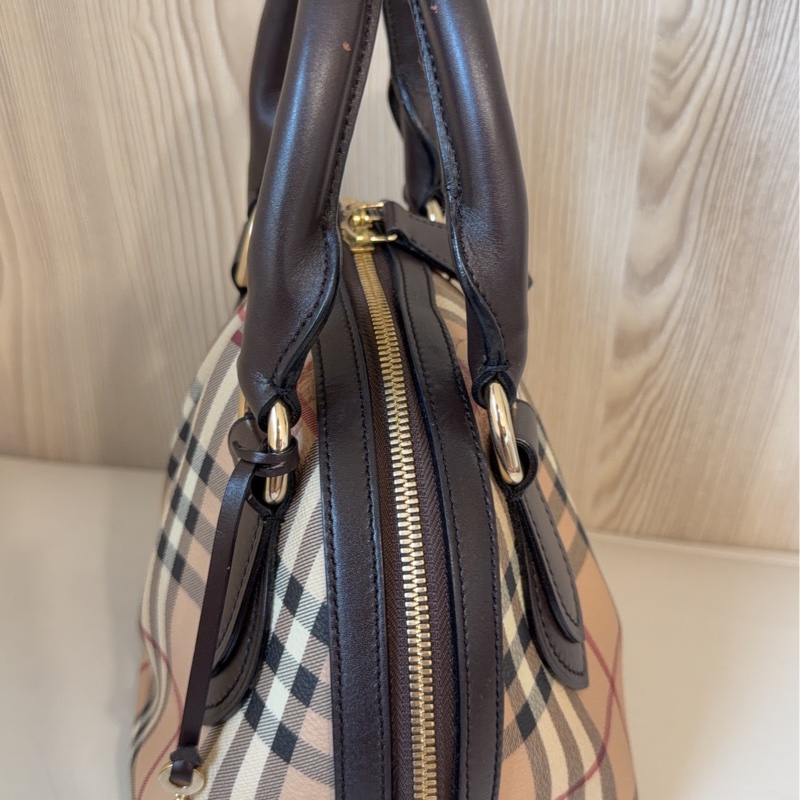 Burberry Small Thornley Bag｜Vintage Nova Check Doctor Bag｜附鎖頭鑰匙 醫師包 手提包-23