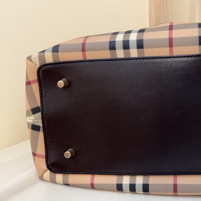 Burberry Small Thornley Bag｜Vintage Nova Check Doctor Bag｜附鎖頭鑰匙 醫師包 手提包-5