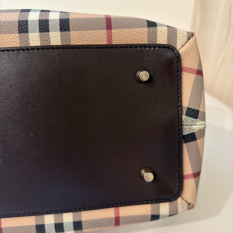 Burberry Small Thornley Bag｜Vintage Nova Check Doctor Bag｜附鎖頭鑰匙 醫師包 手提包-11