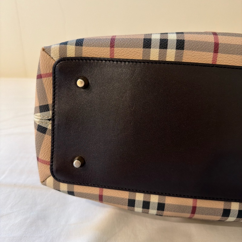 Burberry Small Thornley Bag｜Vintage Nova Check Doctor Bag｜附鎖頭鑰匙 醫師包 手提包-12