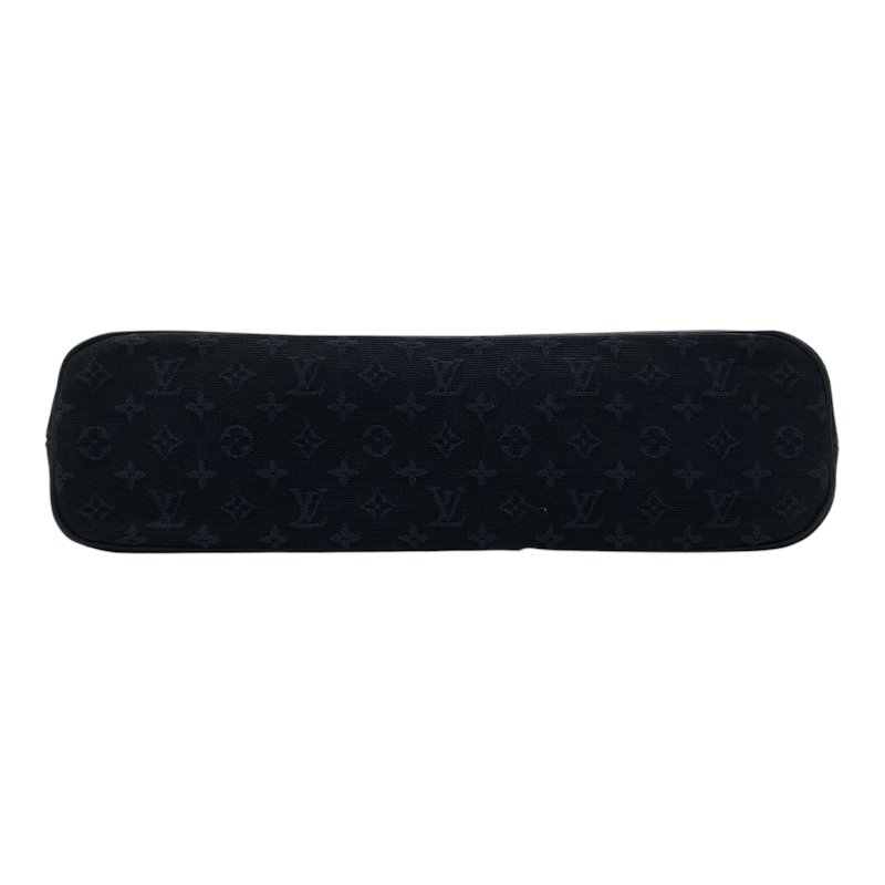 Louis Vuitton 路易威登 M92680 Mini Lin Lucille PM 手提包 藍色 老花 帆布 金釦-5