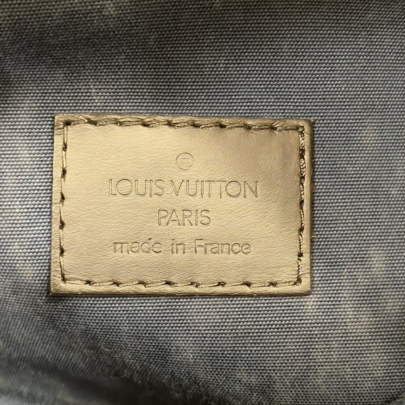 Louis Vuitton 路易威登 M92680 Mini Lin Lucille PM 手提包 藍色 老花 帆布 金釦-11
