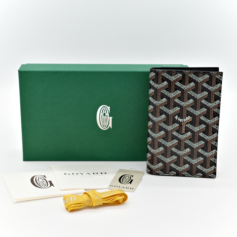 Goyard 戈雅 黑色經典花紋 護照夾