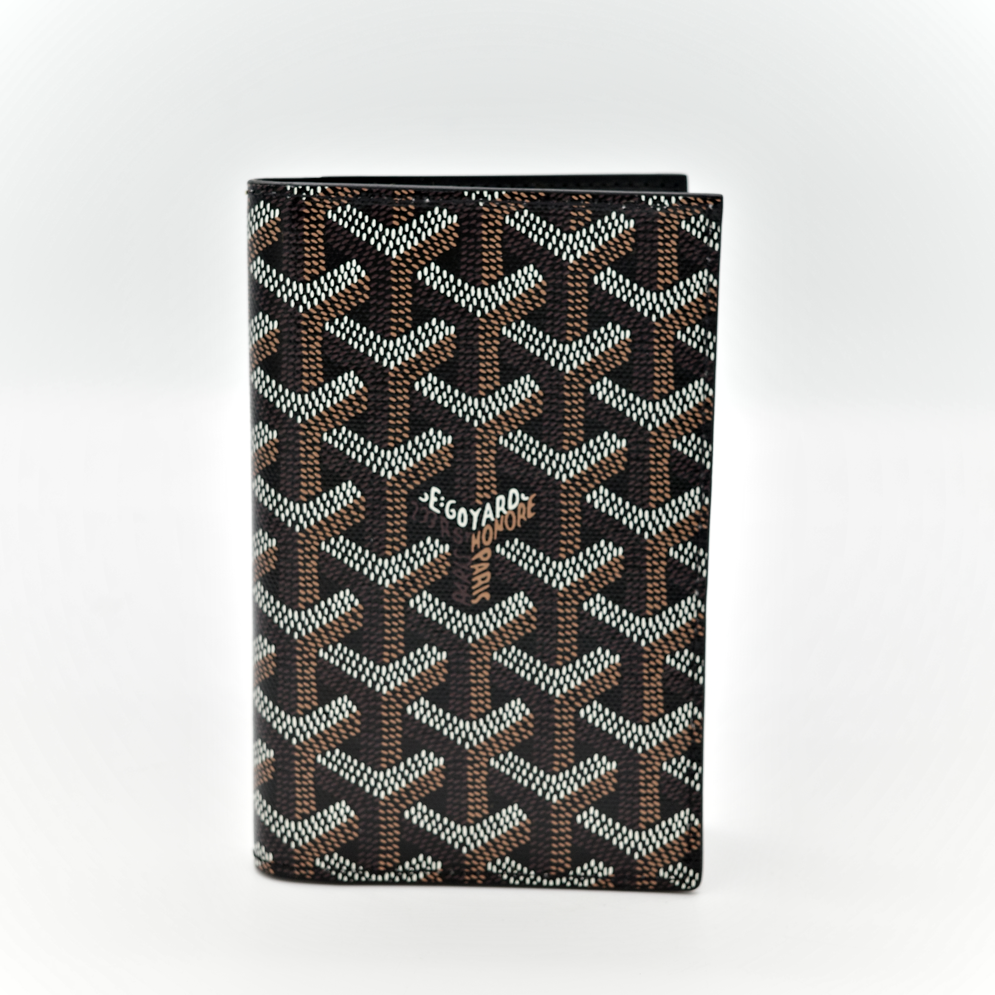 Goyard 戈雅 黑色經典花紋 護照夾-1