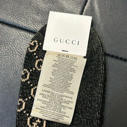 💎Han's house精品服飾💎GUCCI 古馳 滿版 襪子 現貨M 原價7000-1