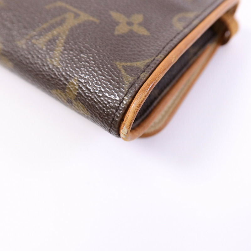 LOUIS VUITTON Monogram Pochette Twin GM肩背袋-9
