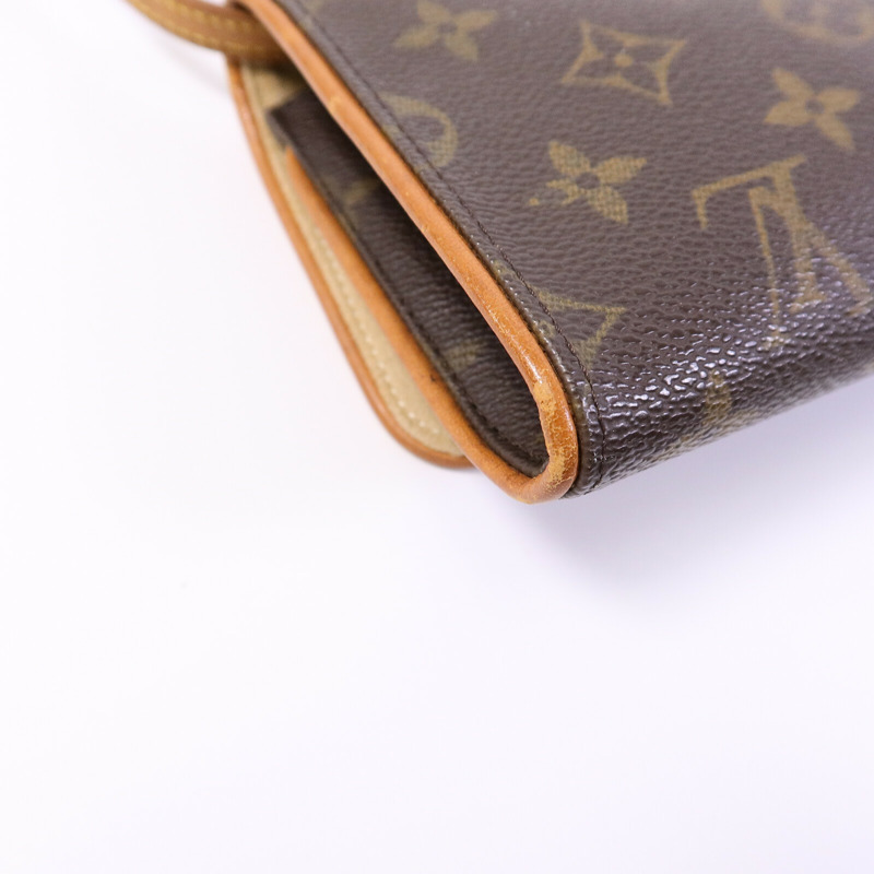 LOUIS VUITTON Monogram Pochette Twin GM肩背袋-10