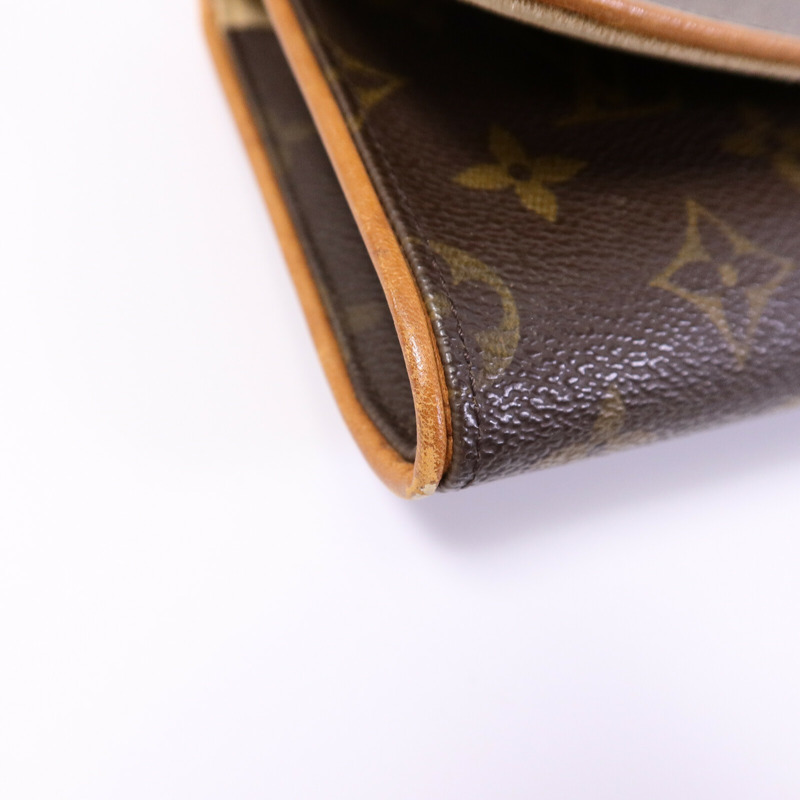 LOUIS VUITTON Monogram Pochette Twin GM肩背袋-12