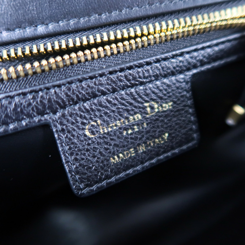 Dior 牛皮皮革Caro Small鏈帶肩背袋-6