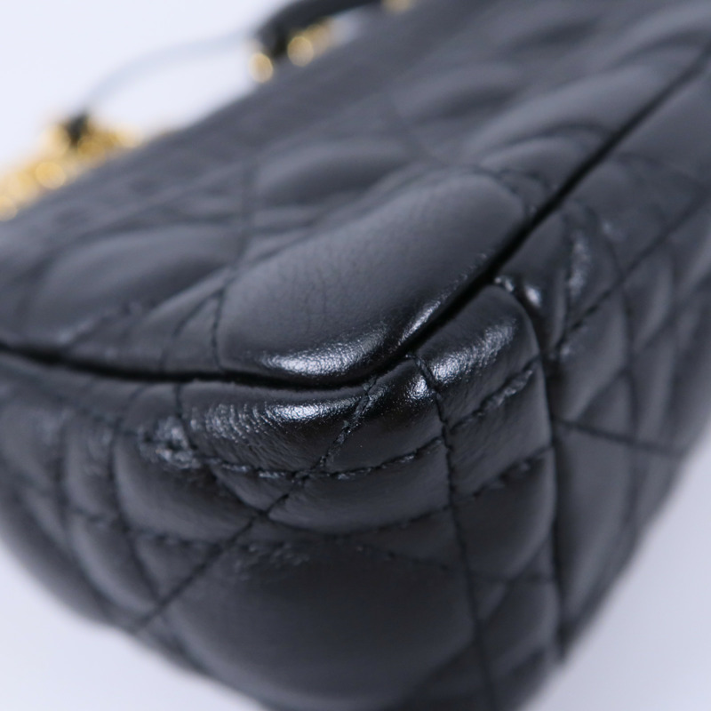 Dior 牛皮皮革Caro Small鏈帶肩背袋-11