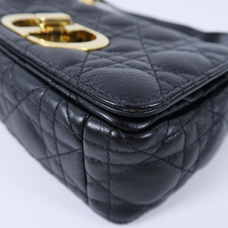Dior 牛皮皮革Caro Small鏈帶肩背袋-12