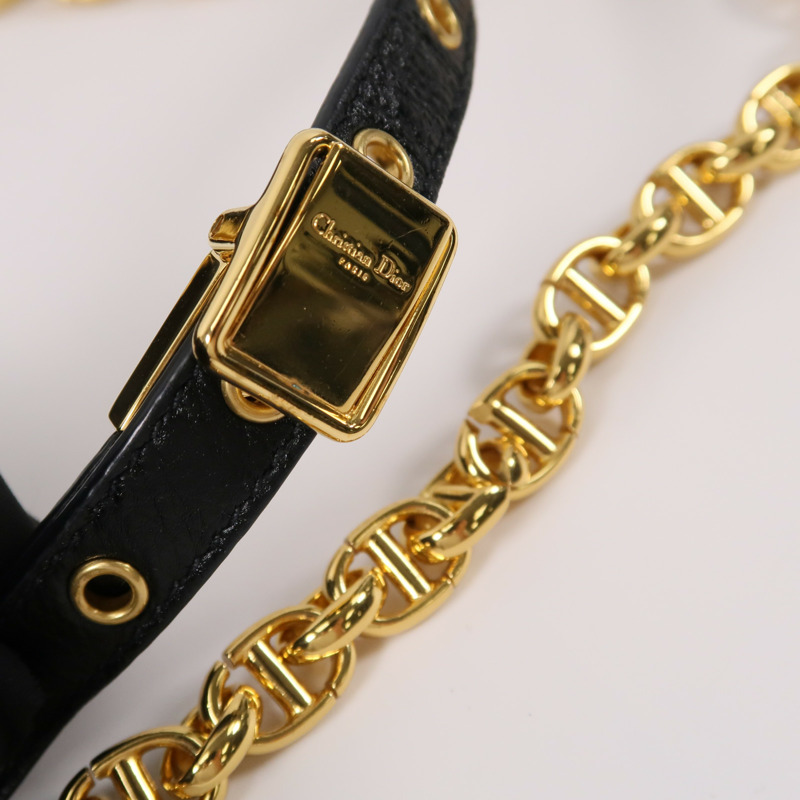 Dior 牛皮皮革Caro Small鏈帶肩背袋-15