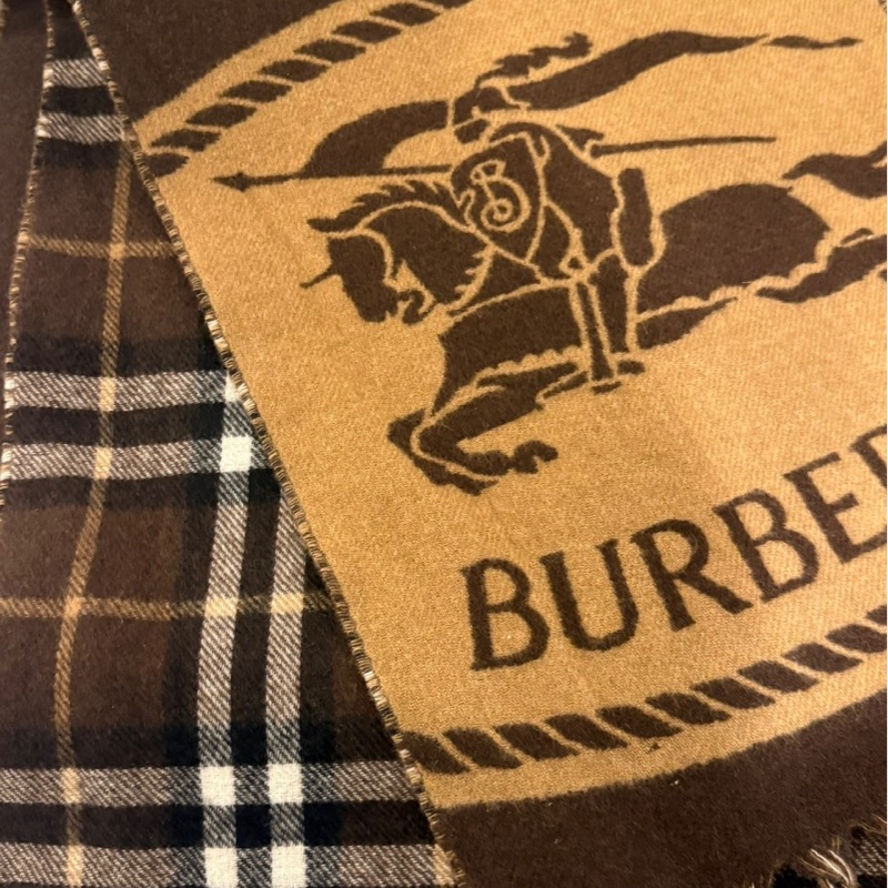 Burberry 雙面兩用騎士圍巾-3