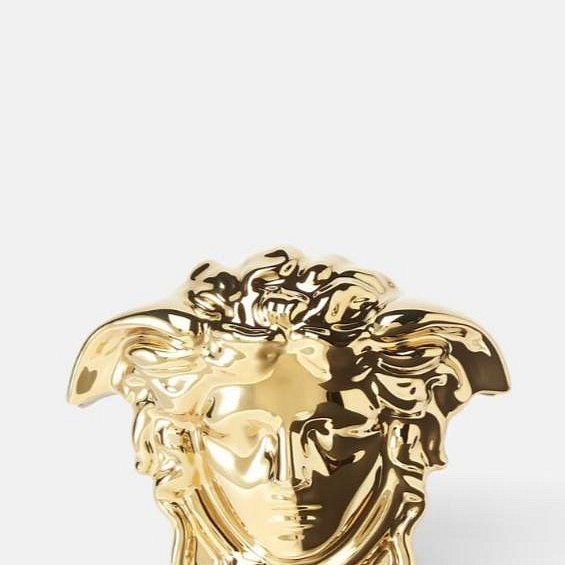 💎Han's house精品服飾💎VERSACE 凡賽斯 LOGO 女王頭 陶瓷 收納盒 德國製造 現貨 原價10900-4